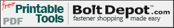 Thread Gauges and other Printable Fastener Tools from Bolt Depot